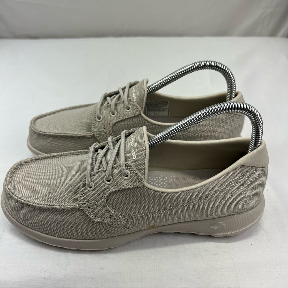 Skechers Women's GOwalk Lite Shoes Natural Women’s 7.5 16422